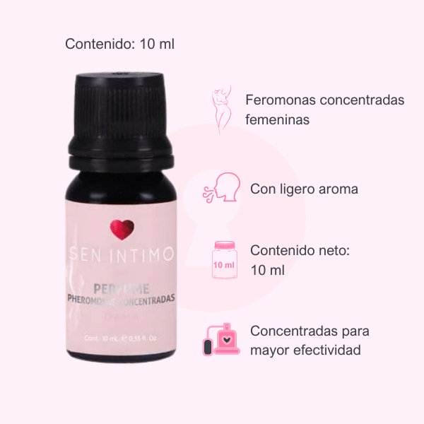 Feromonas concentradas para mujer 10 ml - Secretos.com