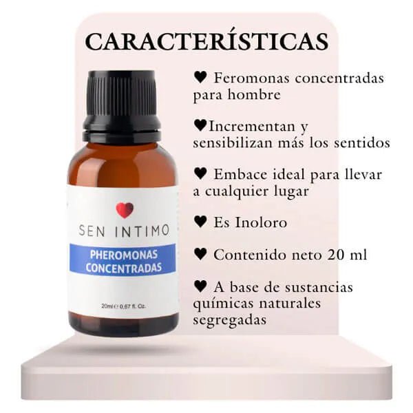 Feromonas puras para Hombre x 20 ml - Secretos.com
