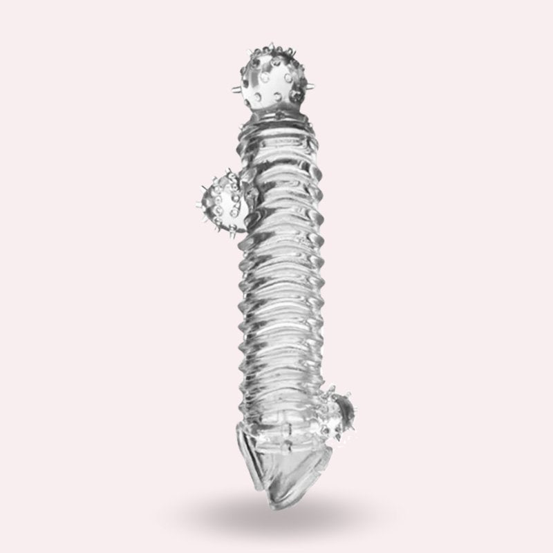 Funda extensora con bloqueo de esperma 19 cm - Secretos.com