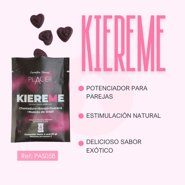 Gomitas potenciadoras unisex kiereme - Secretos.com