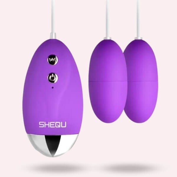 Huevo Vibrador Doble Clío con Pilas 5,2 cm - Secretos.com