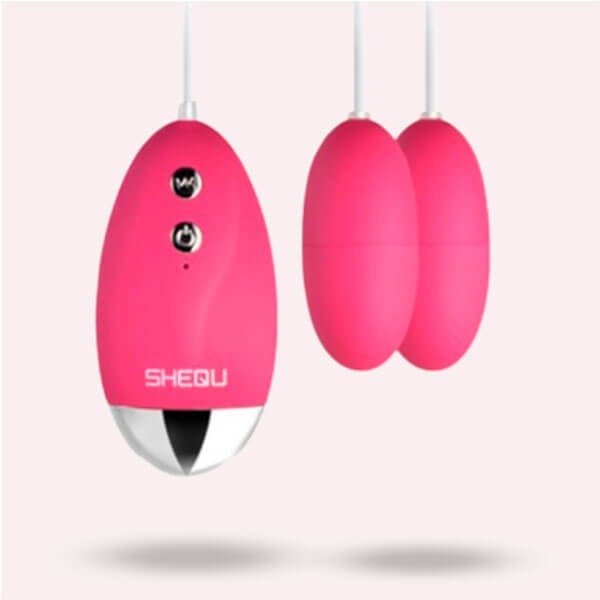 Huevo Vibrador Doble Clío con Pilas 5,2 cm - Secretos.com