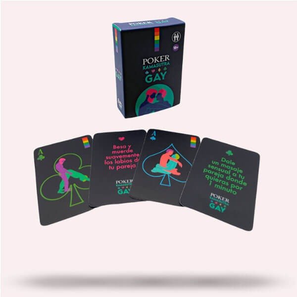 Juego Erótico Póker Kamasutra Gay - Secretos.com