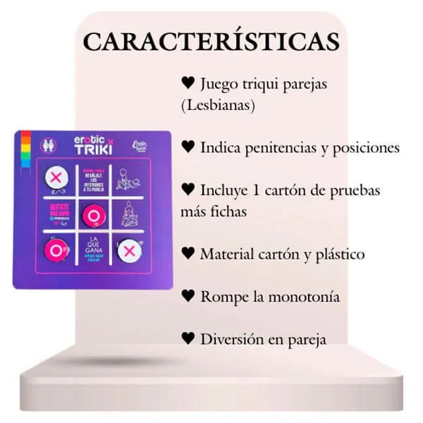 Juego Erótico Triki Lesbianas - Secretos.com