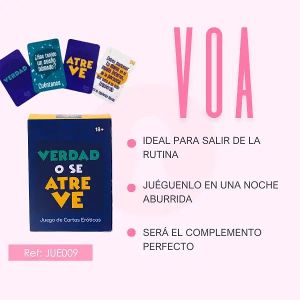 Juego Erótico la Verdad o se Atreve - Secretos.com