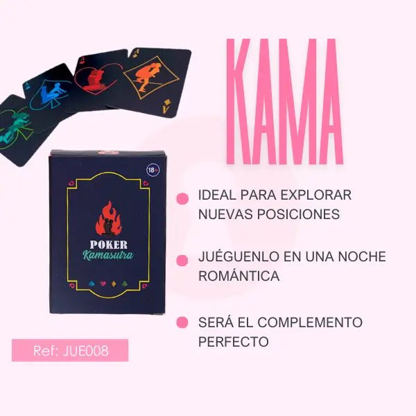 Juego de Cartas de Kamasutra Poker - Secretos.com