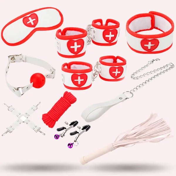 Kit Bondage Enfermera 9 Piezas - Secretos.com