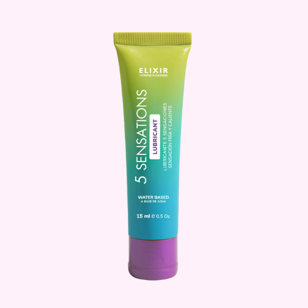 Lubricante 5 sensaciones Elixir 15ml Frío, Caliente, Besable, Calmante ...