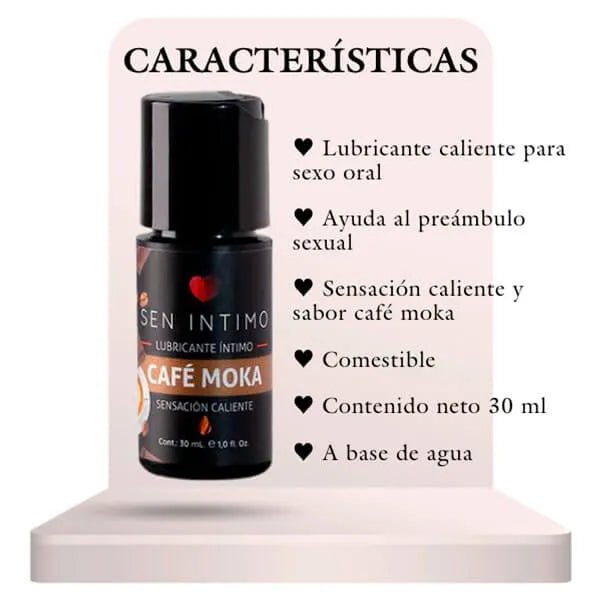 Lubricante Caliente Café Moka 30 ml - Secretos.com