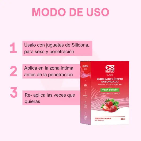 Lubricante Caliente con Sabor para Sexo Oral 30 ml Secretos.com Lubricante Caliente con Sabor para Sexo Oral 30 ml Secretos.com
