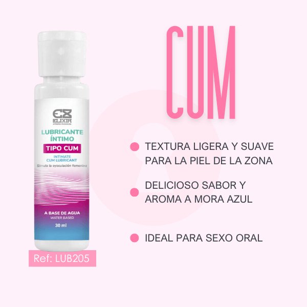 Lubricante Cum Elixir 30 ml - Secretos.com