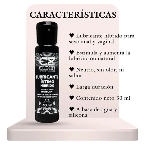 Lubricante Híbrido 30 ml - Secretos.com