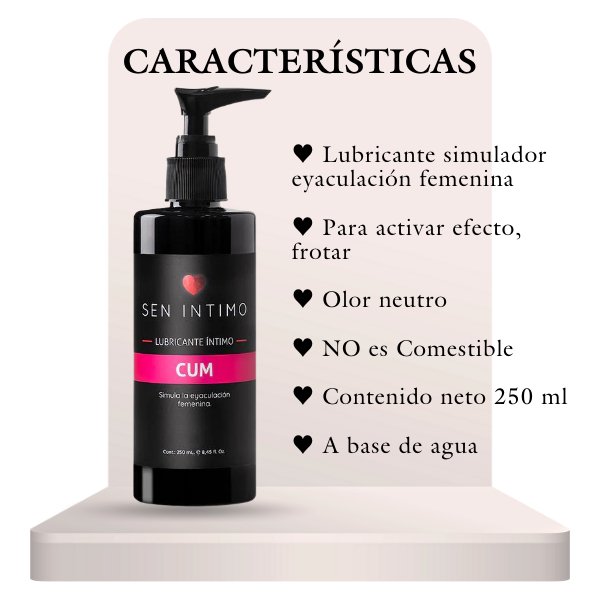 Lubricante Intimo Cum 250 ml Secretos.com Lubricante Intimo Cum 250 ml Secretos.com