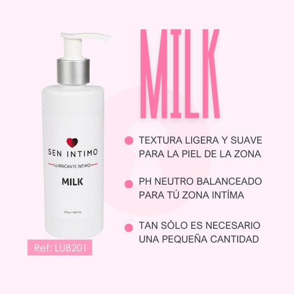 Lubricante Intimo Milk Masculino 250 ml - Secretos.com