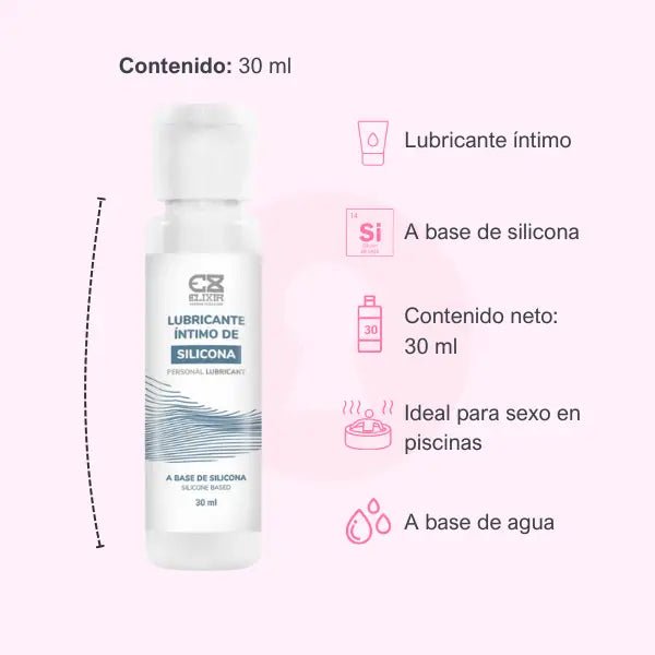 Lubricante Intimo de Silicona Anal o Vaginal 30 ml  Secretos.com