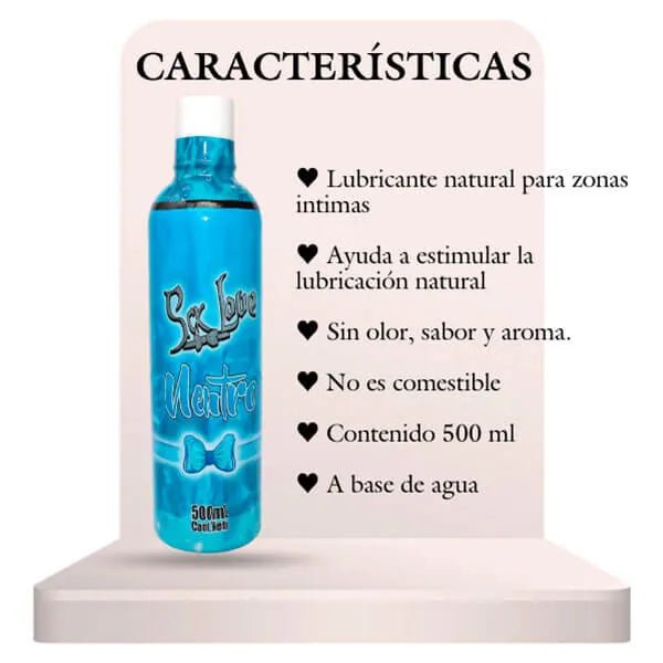 Lubricante Neutro Sex Love 500 ml - Secretos.com