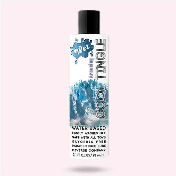 Lubricante Wet A Base De Agua Sensación Fría  93 ML - Secretos.com