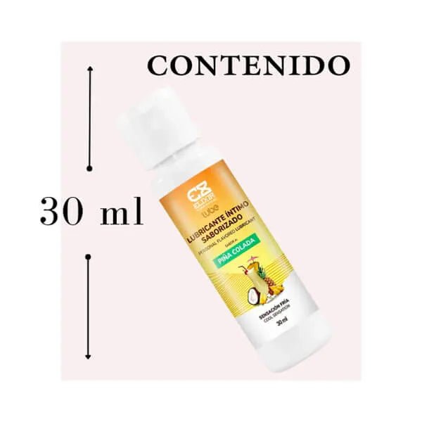 Lubricante frío sabor piña colada - Secretos.com