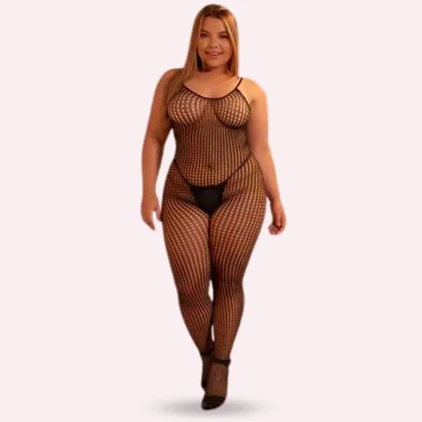 Malla enteriza negra talla L/ XL - Secretos.com