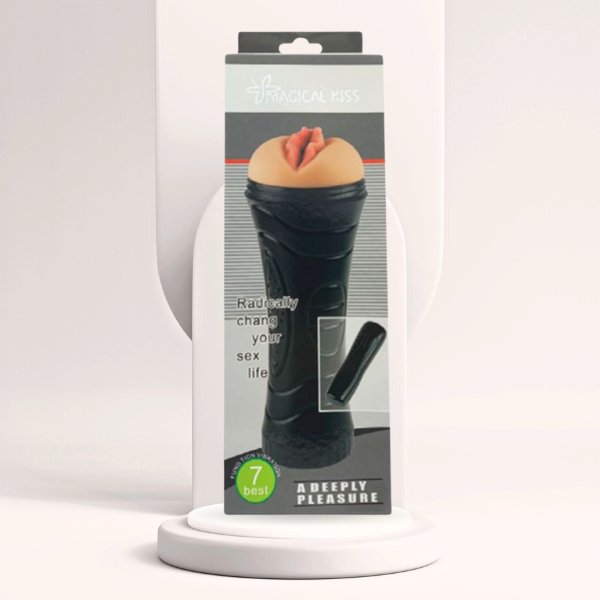 Mastubador vibrador con vagina realista - Secretos.com