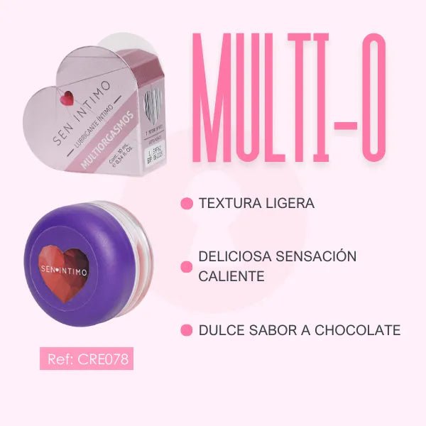 Multiorgasmico Mora en Crema 10 ml - Secretos.com