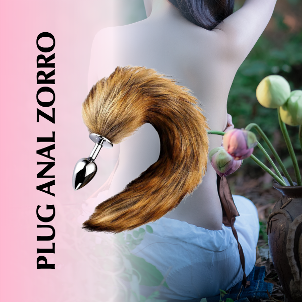 Plug Anal Cola de Zorro Talla M Secretos.com Plug Anal Cola de Zorro Talla M Secretos.com
