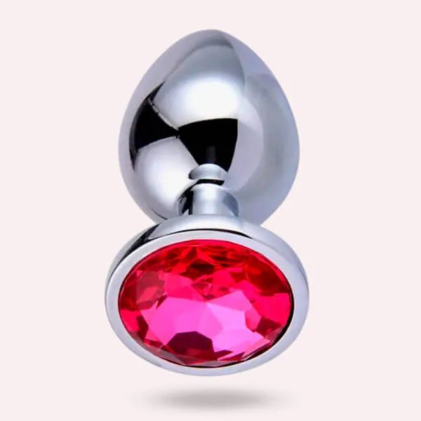 Plug Anal Con Joya Metlico Talla M 8 cm Secretos.com Plug Anal Con Joya Metlico Talla M 8 cm Secretos.com