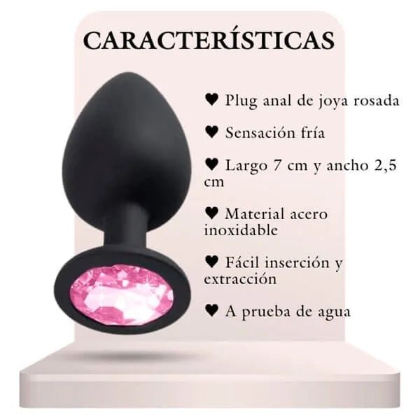 Plug anal silicona talla s - Secretos.com