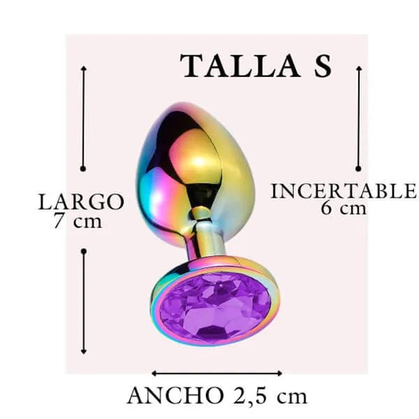 Plug anal tornasol talla s - Secretos.com
