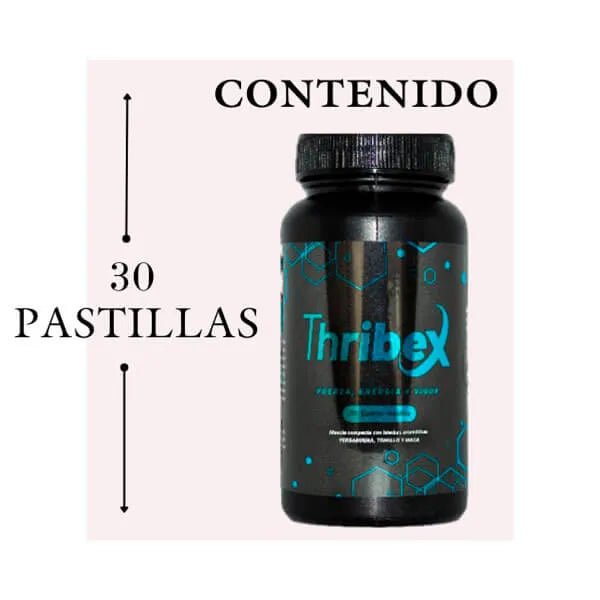 Potenciador Thribex 30 comprimidos - Secretos.com