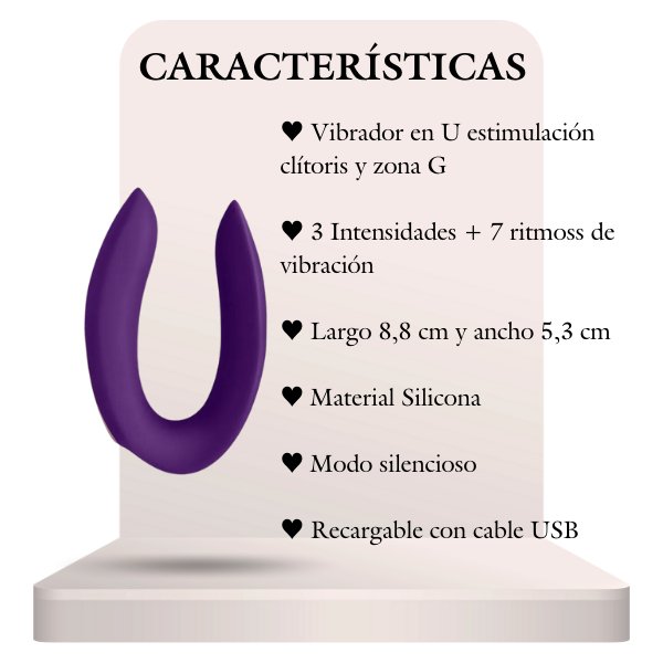 Satisfayer Doble plus morado - Secretos.com