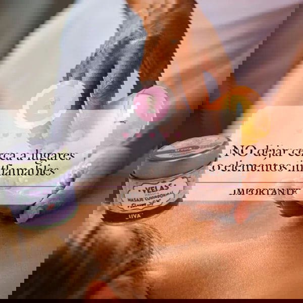 Vela Masaje Corporal UVA - Secretos.com