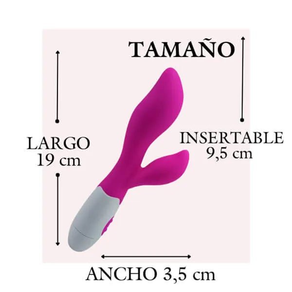 Vibrador Bright Doble Estimulación - Secretos.com