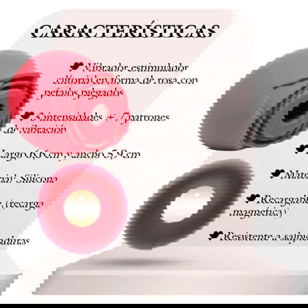 Vibrador Succionador por ondas Rosita Ohlala! - Secretos.com