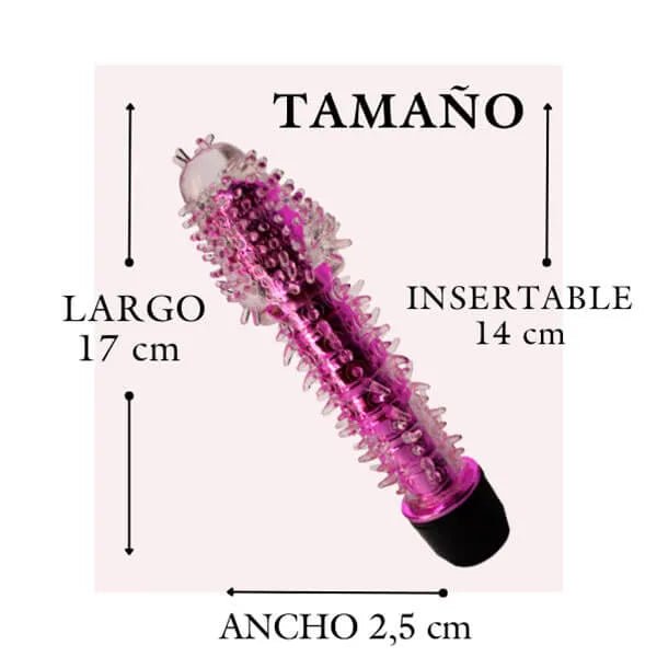 Vibrador con Textura Pilot 17 cm - Secretos.com