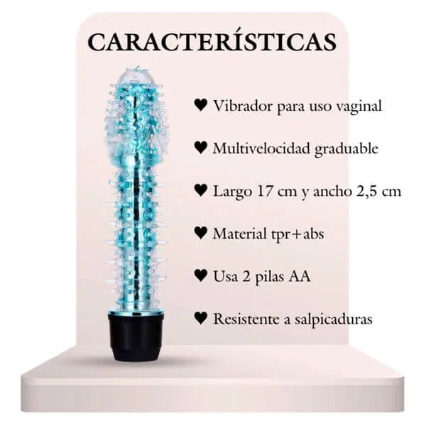 Vibrador con Textura Pilot 17 cm - Secretos.com