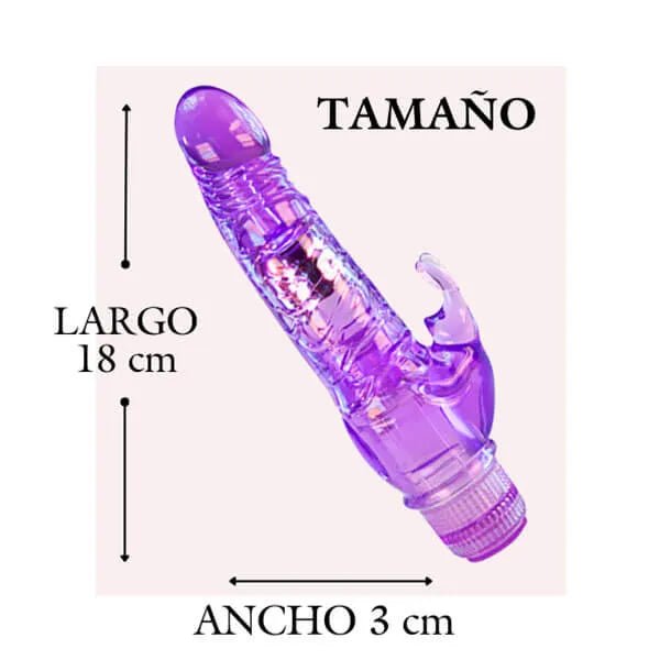 Vibrador cristal doble estimulación - Secretos.com