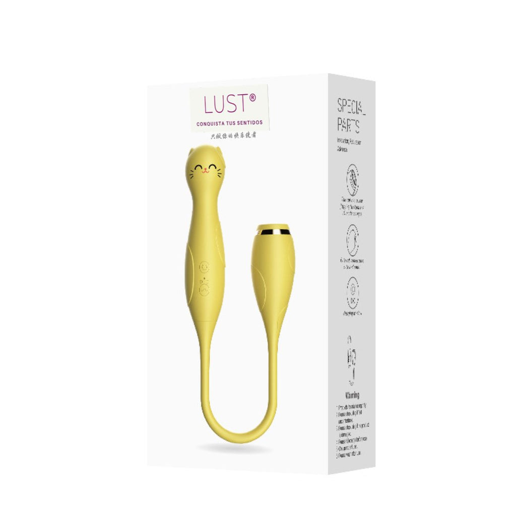 Vibrador doble estimulación gato lust - Secretos.com