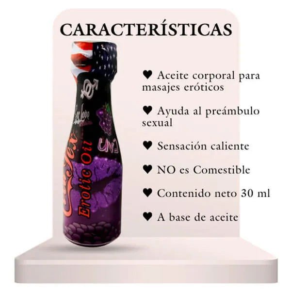 Aceite Erótico Coca Sex 30 ml - Secretos.com