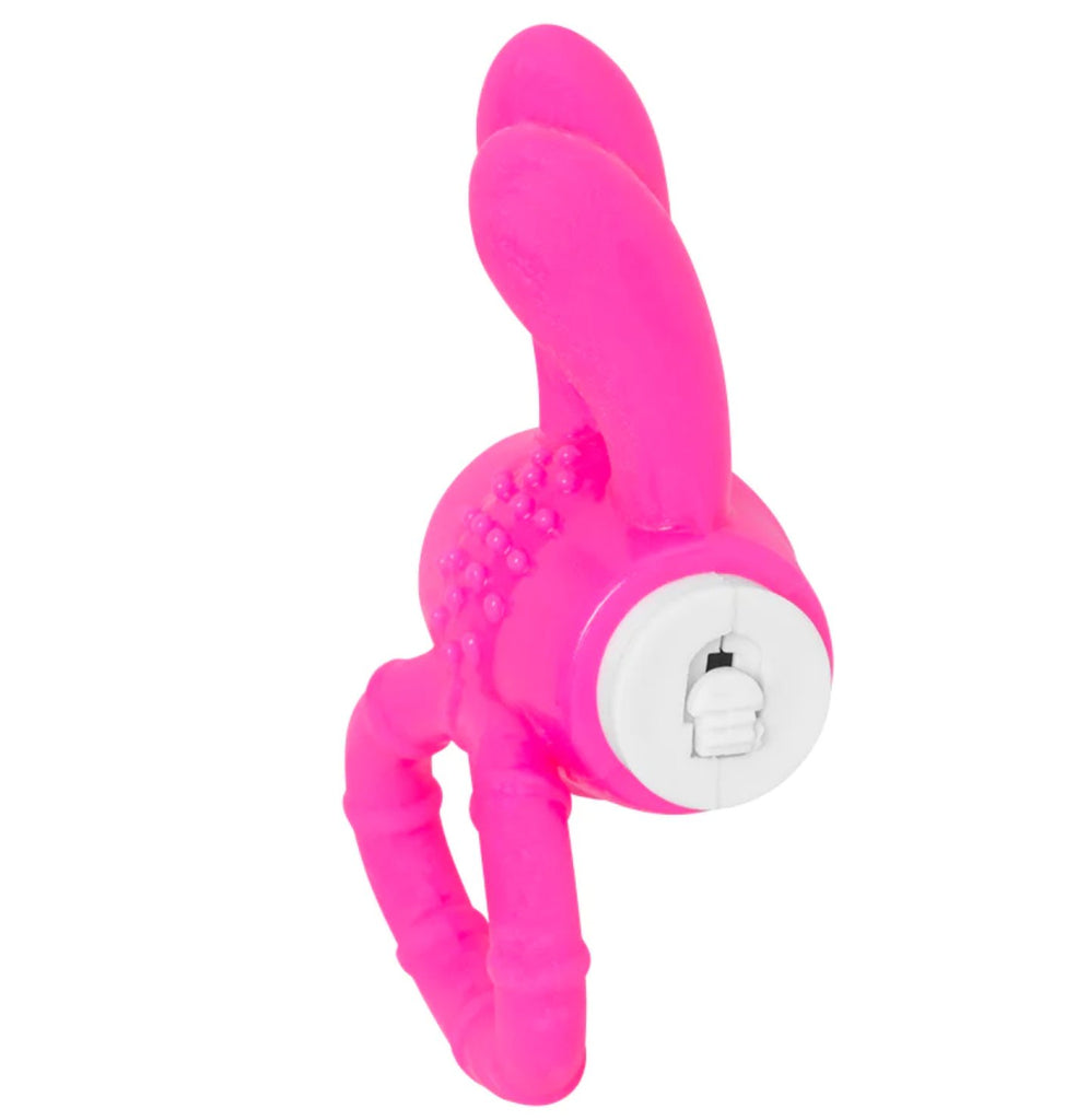 Anillo Vibrador Rabbit rosado - Secretos.com