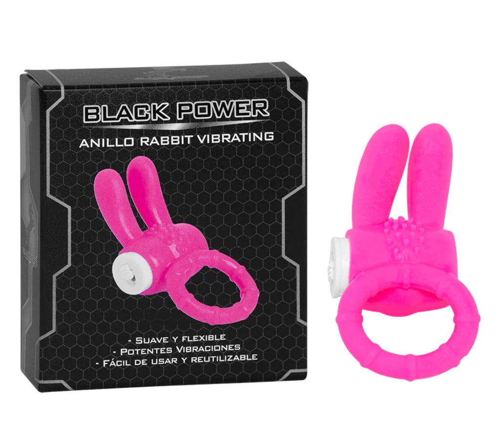 Anillo Vibrador Rabbit rosado - Secretos.com