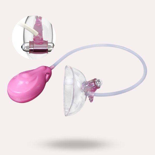 Bomba de Succión vaginal Con Vibración Pleasure Pump - Secretos.com