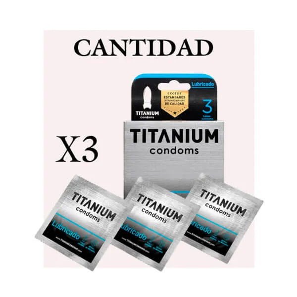 Condón lubricado x 3 Unidades - Secretos.com