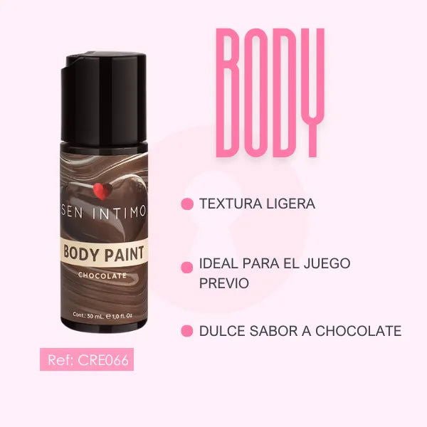 Crema comestible de chocolate 30 ml - Secretos.com