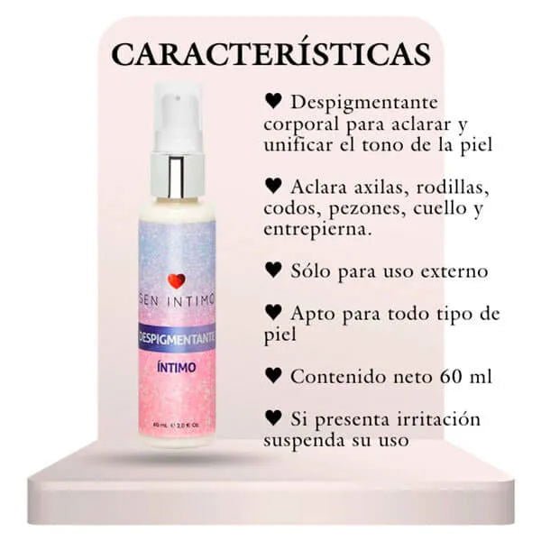 Crema Despigmentante De Zonas Íntimas 60 ml - Secretos.com