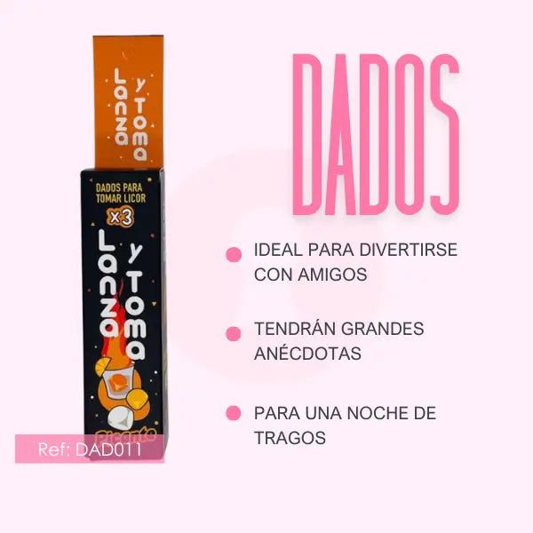 Dados Lanza y Toma Picante x3 - Secretos.com