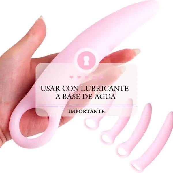 Dilatadores Vaginales en Silicona x 5 Und. - Secretos.com