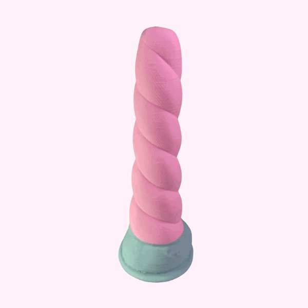 Dildo consolador cuerno de unicornio 20 cm - Secretos.com