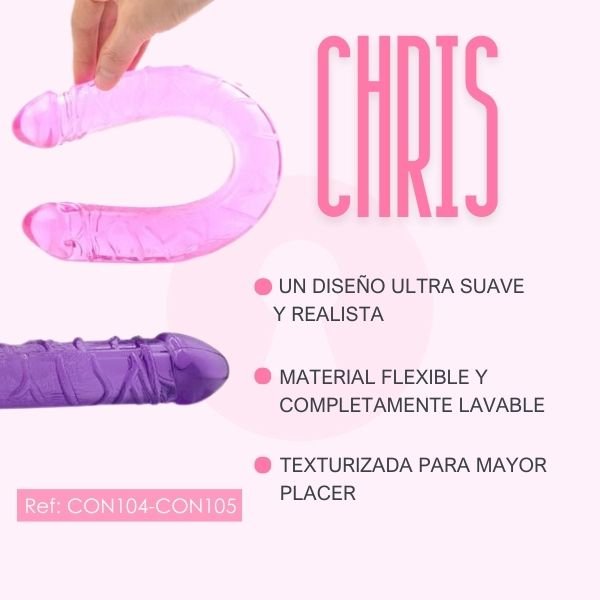 Dildo Consolador Doble Penetración 32 cm - Secretos.com