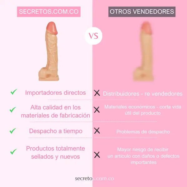 Dildo Consolador Gigante Jackson 37 cm - Secretos.com